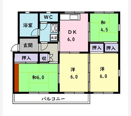 ファミール安井の間取り