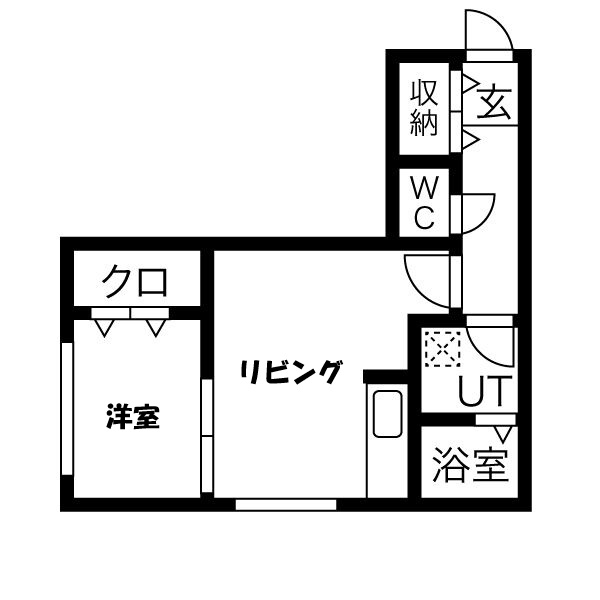 クラス南郷の間取り