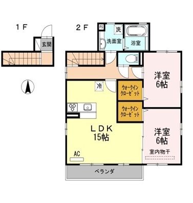 メゾン　ブリヤンの間取り