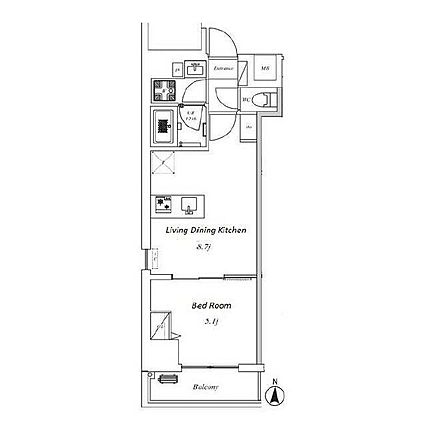 CREAL錦糸町の間取り