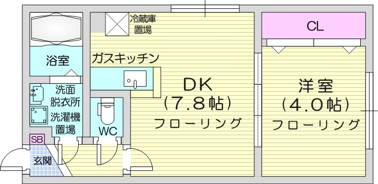 TSUBAKISQUARE大通公園東の間取り