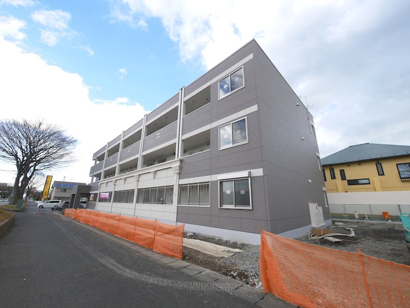 【仮）日立市多賀町新築マンションの建物外観】