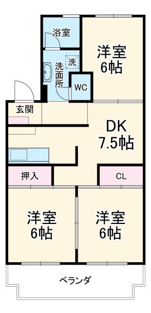 ハイツハーモニーの間取り