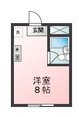 メゾン滝川の間取り