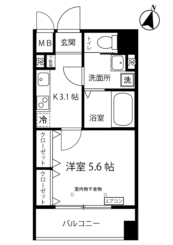 ブーゲンビリアの間取り