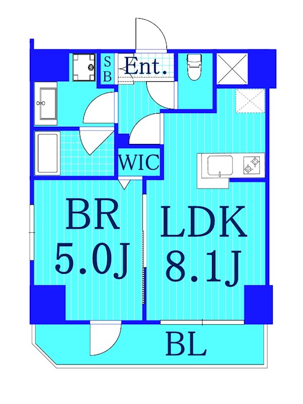 リヴシティ横濱蒔田壱番館の間取り