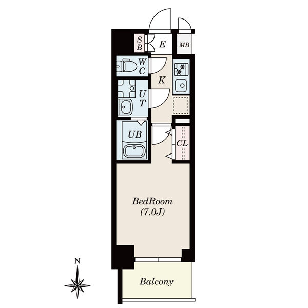 S-RESIDENCE名駅NorthIIの間取り