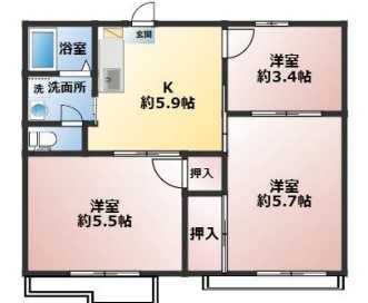 スプリングハイツの間取り