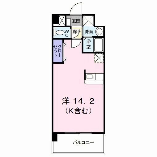 エヴァーグリーンＮの間取り