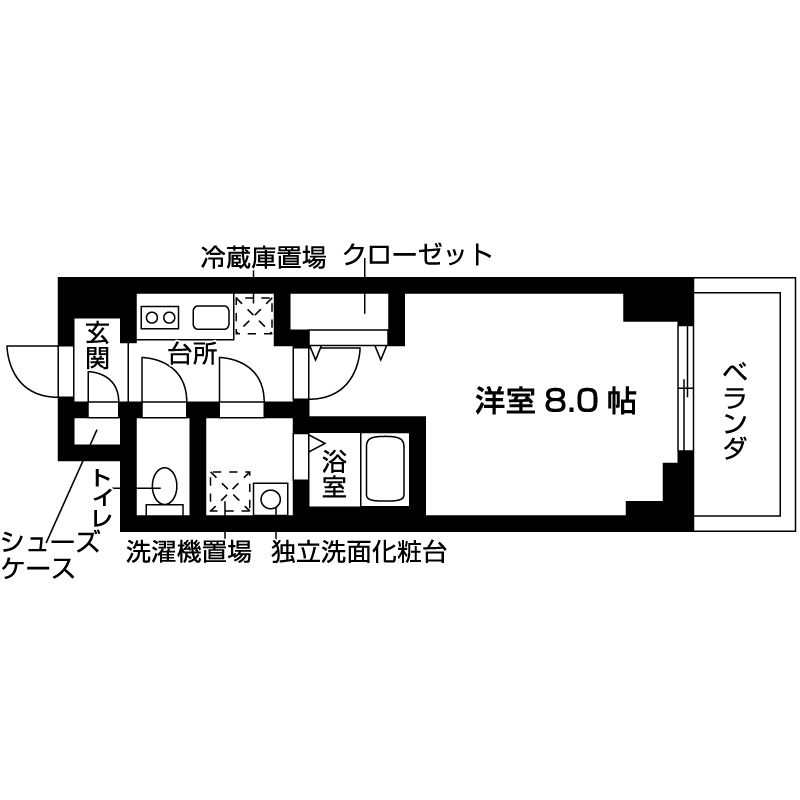 【ドミールコート伏見桃山の間取り】