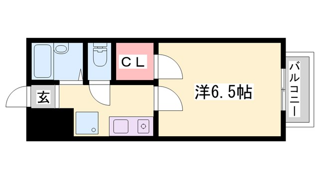 アメニティコート伊保崎の間取り