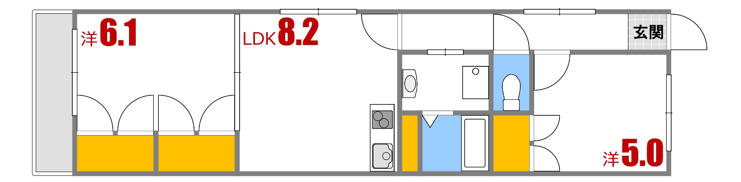 サンコーポ輝2-25の間取り