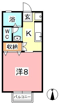 【セゾン和気Bの間取り】