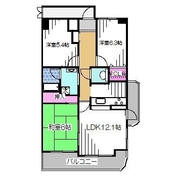 サンロード大泉の間取り