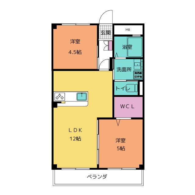 メゾンアイリスの間取り