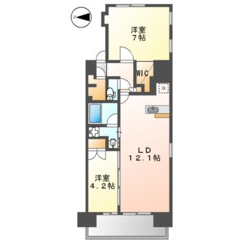 【ミュプレ上前津の間取り】