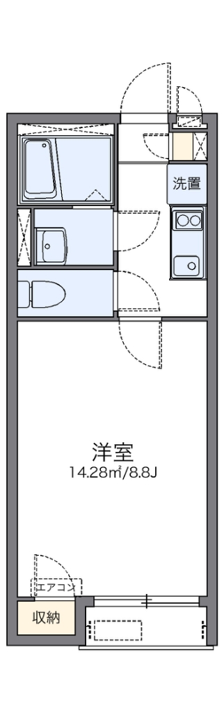 レオネクストクラージュの間取り