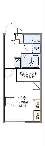 レオパレスブルーメの間取り