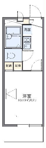 【レオパレスｓａｌｕｔｅの間取り】