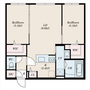 Ｓ－ＲＥＳＩＤＥＮＣＥ札幌東ａｓｔｒａｚｅの間取り