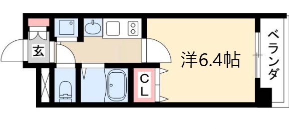 プレサンス大須観音駅前サクシードの間取り