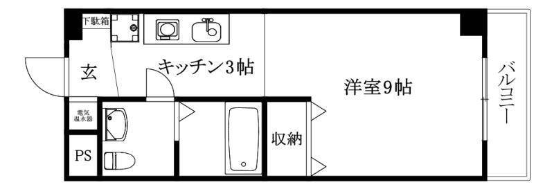 カローラ樽味の間取り