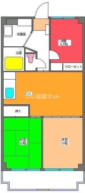 掛川市南のマンションの間取り