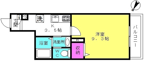 【シャーメゾン東加古川の間取り】