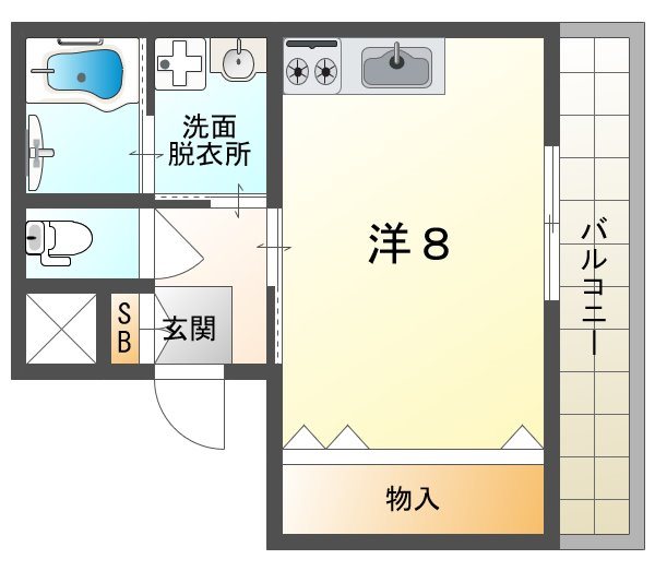 セレコート寝屋川本町の間取り