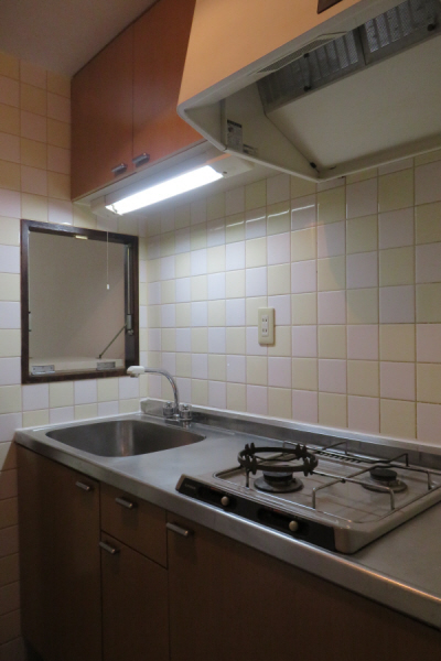 キッチン　システムキッチン　２口ガスコンロ