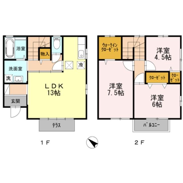 メゾンド小坂の間取り
