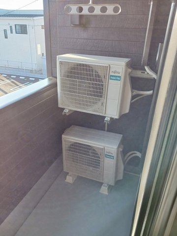 バルコニー　広々としたバルコニーです