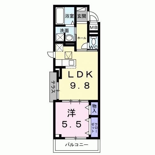 クレリアの間取り