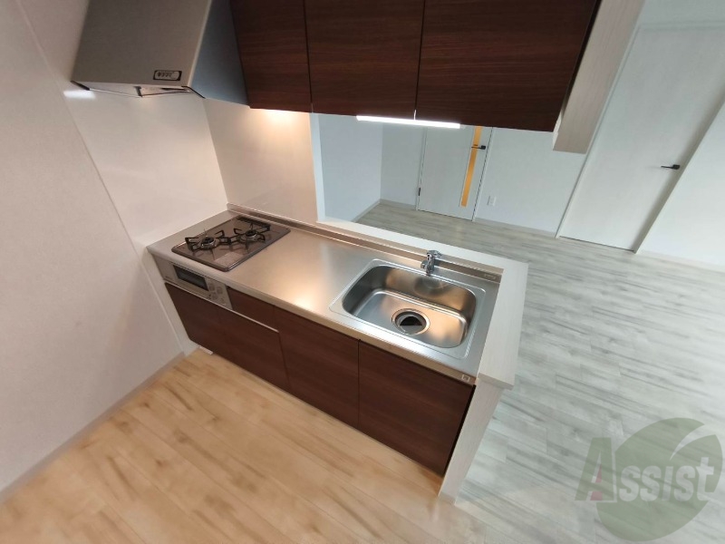 キッチン　システムキッチンなので、すぐお料理に使えます！