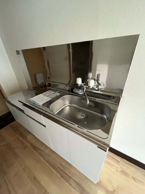 キッチン　ガスコンロ設置可