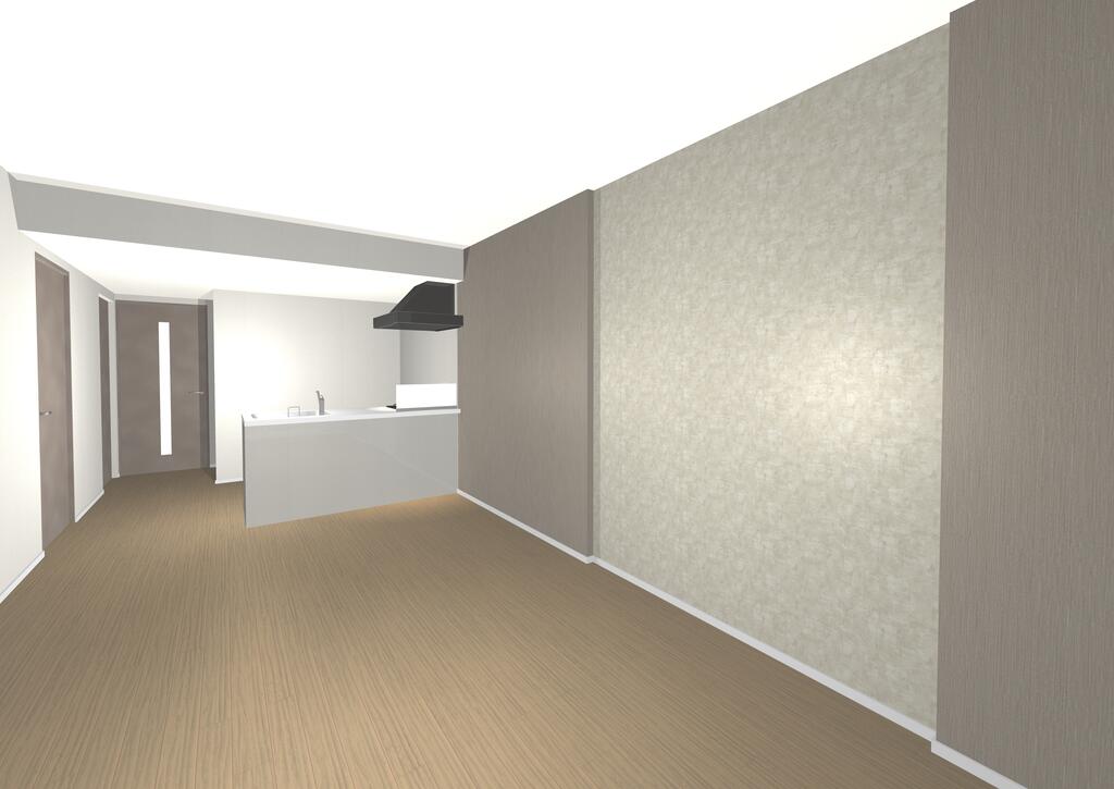 居室・リビング　内観パースになります