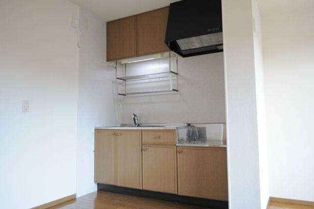 キッチン　２口ガスコンロ設置可