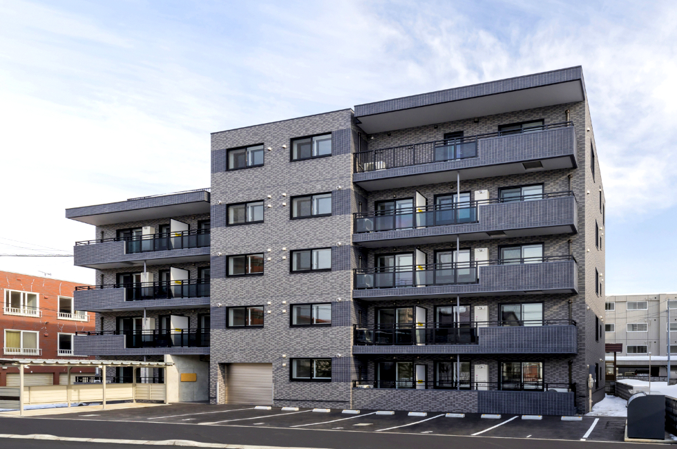 建物外観　都市ガス＆Ｗｉ－Ｆｉ付きネット無料採用のマンションです♪