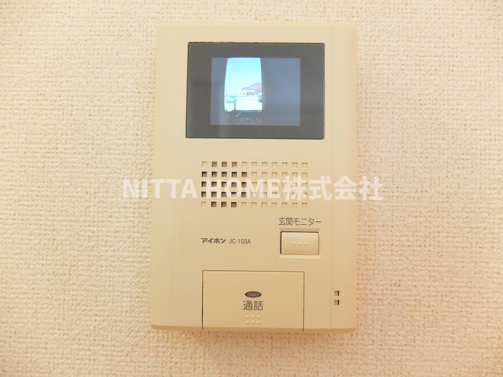 セキュリティ　ＴＶインターホンを設置済み◎