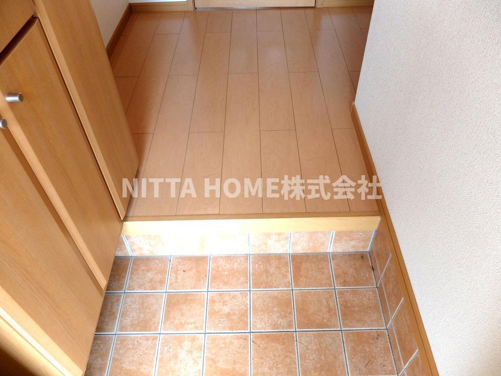 玄関　お部屋は１階になります＊