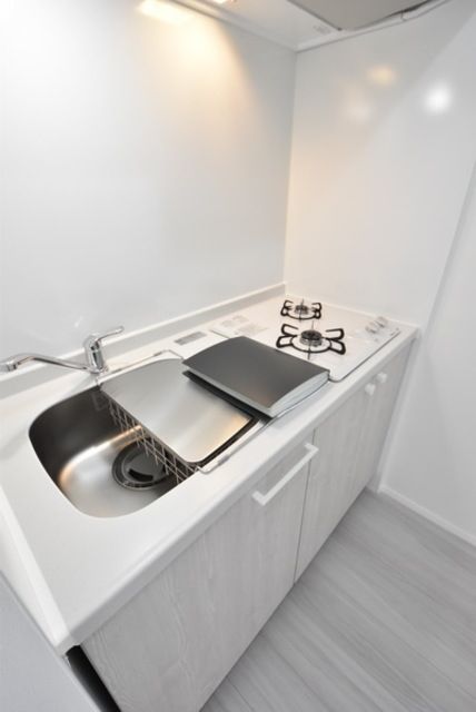 キッチン　2口コンロのシステムキッチンです