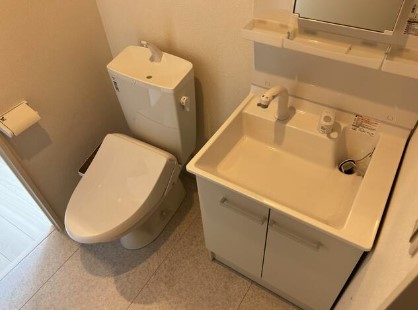 トイレ　同施工参考写真となります