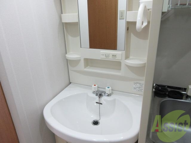 洗面設備　独立してるのが嬉しいですよね。