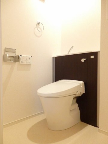 トイレ　ゆったりとした空間のトイレです