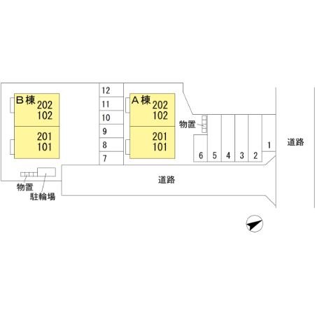 駐車場　駐車場配置図
