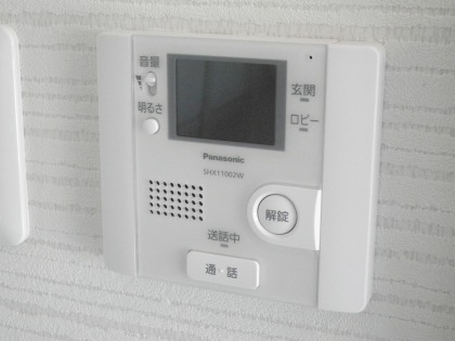 セキュリティ　モニター付きなので安心です！