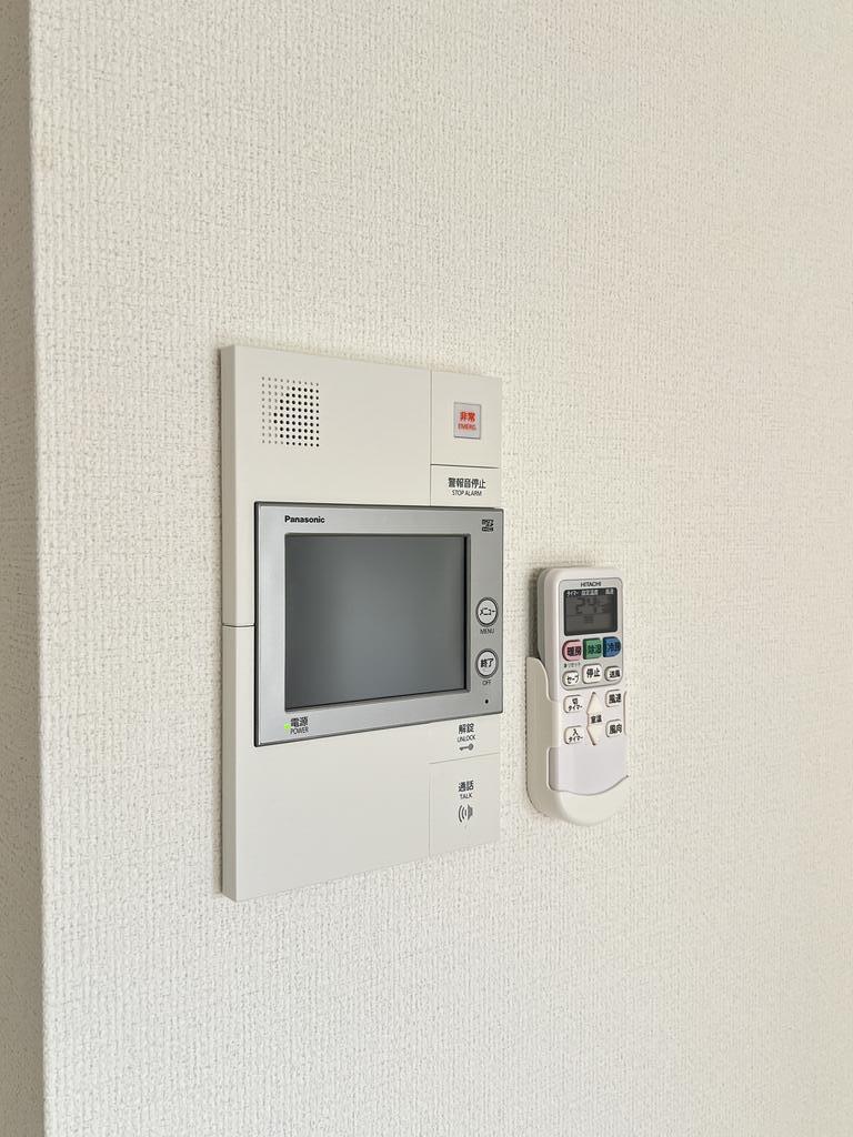 セキュリティ　オートロックとモニタ付インタホンでセキュリティも安心です