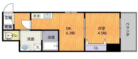 リベルテかじや町の間取り写真