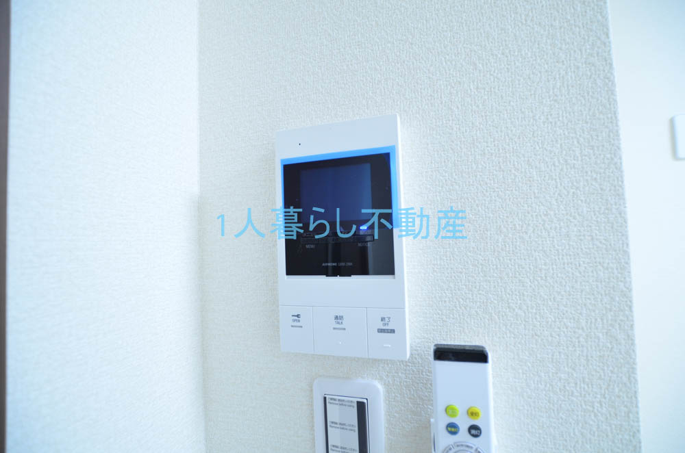 セキュリティ　モニタ付インターホンで急な来客も安心