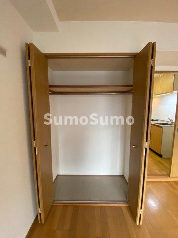 収納　たっぷりとした収納スペースです